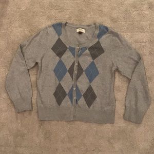 Womens button up sweater